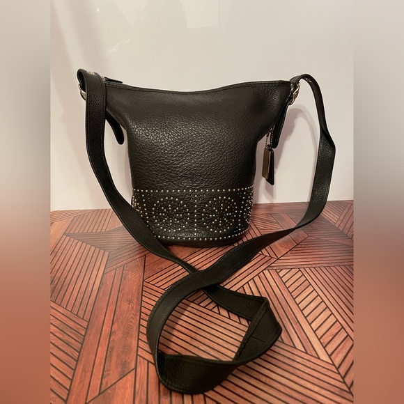 Coach Black Mini Studs Mini Duffle Bag - Picture 3 of 13